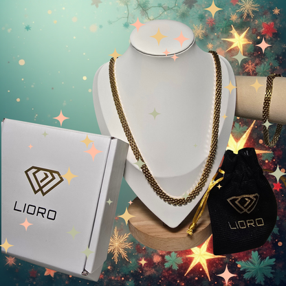 Combo Chinesca Hombre – Cadena Chinesca de Corte Masculino + Pulsera Chinesca de Regalo