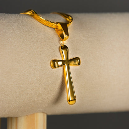 Combo Cartier Poder – Cadena Cartier Imponente + Dije Cruz de Regalo, Fuerza y Fe en tu Estilo - Lioro