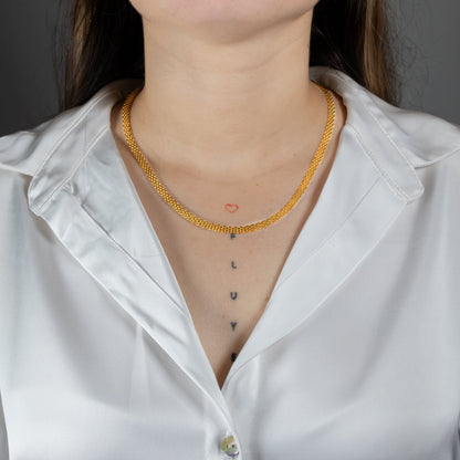 Combo Chinesca Mujer - Cadena Chinesca de Detalle Delicado + Pulsera Chinesca de Regalo, Fina con Toque Exótico - Lioro