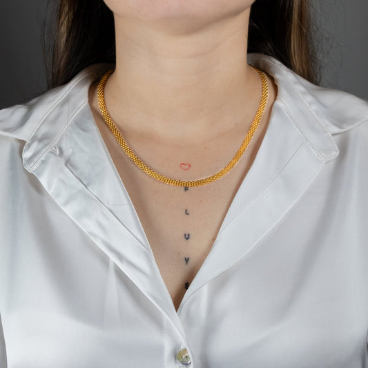 Combo Chinesca Mujer - Cadena Chinesca de Detalle Delicado + Pulsera Chinesca de Regalo, Fina con Toque Exótico - Lioro