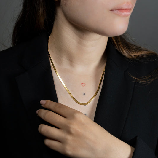 Combo Egipcia Mujer - Cadena Estilo Egipcio con Brillo Intenso + Pulsera Egipcia de Regalo, Fina para Look Radiante - Lioro