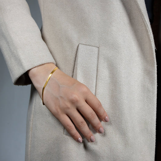 Combo Egipcia Mujer - Cadena Estilo Egipcio con Brillo Intenso + Pulsera Egipcia de Regalo, Fina para Look Radiante - Lioro