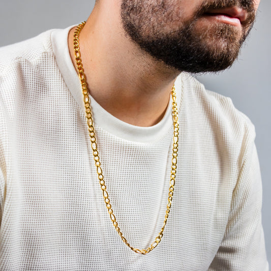Combo Hombre Alfa – Cartier 18K + Dije Caballo GRATIS - Lioro