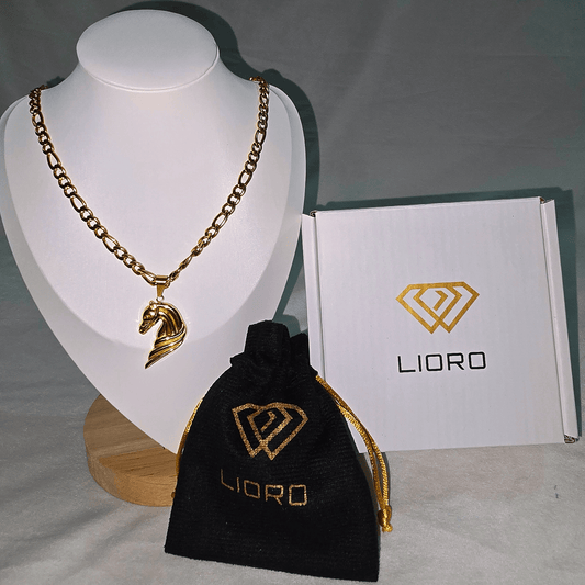 Combo Hombre Alfa – Cartier 18K + Dije Caballo GRATIS - Lioro