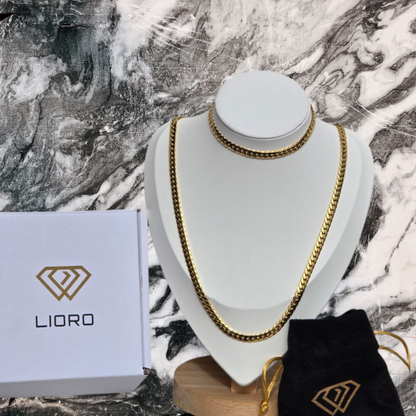 🐍 Combo Serpiente King - Cadena Serpiente de Alto Brillo + Pulsera Serpiente de Regalo