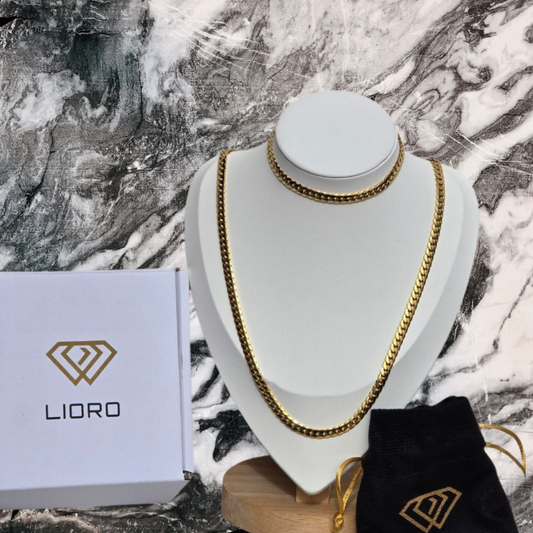 🐍 Combo Serpiente King - Cadena Serpiente de Alto Brillo + Pulsera Serpiente de Regalo